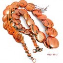 Collier de nacre orange